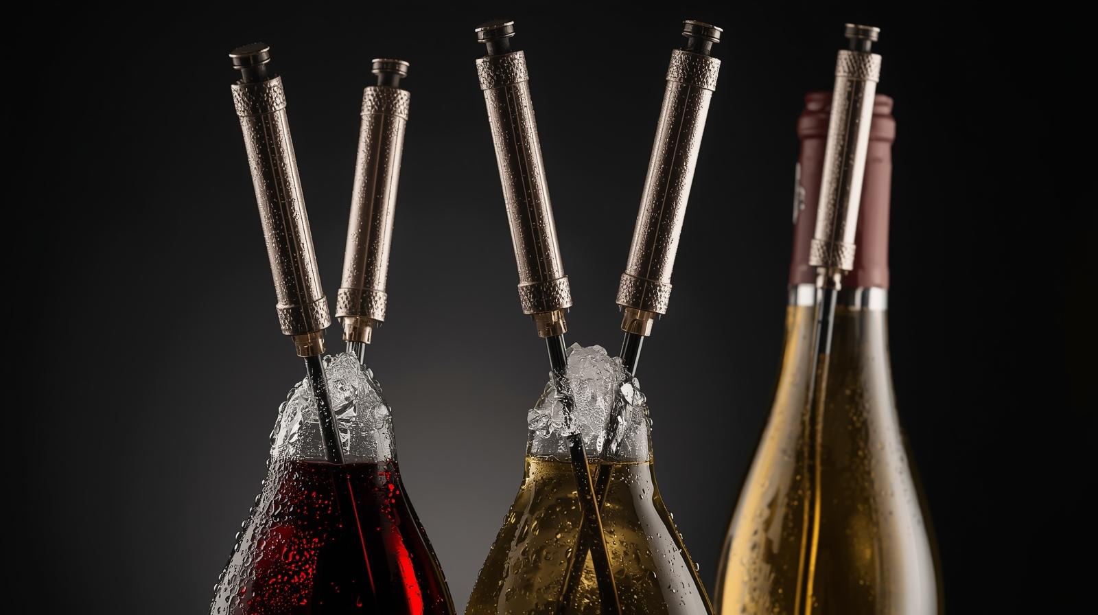 Qué son y cómo se usan las varillas enfriadoras de botellas