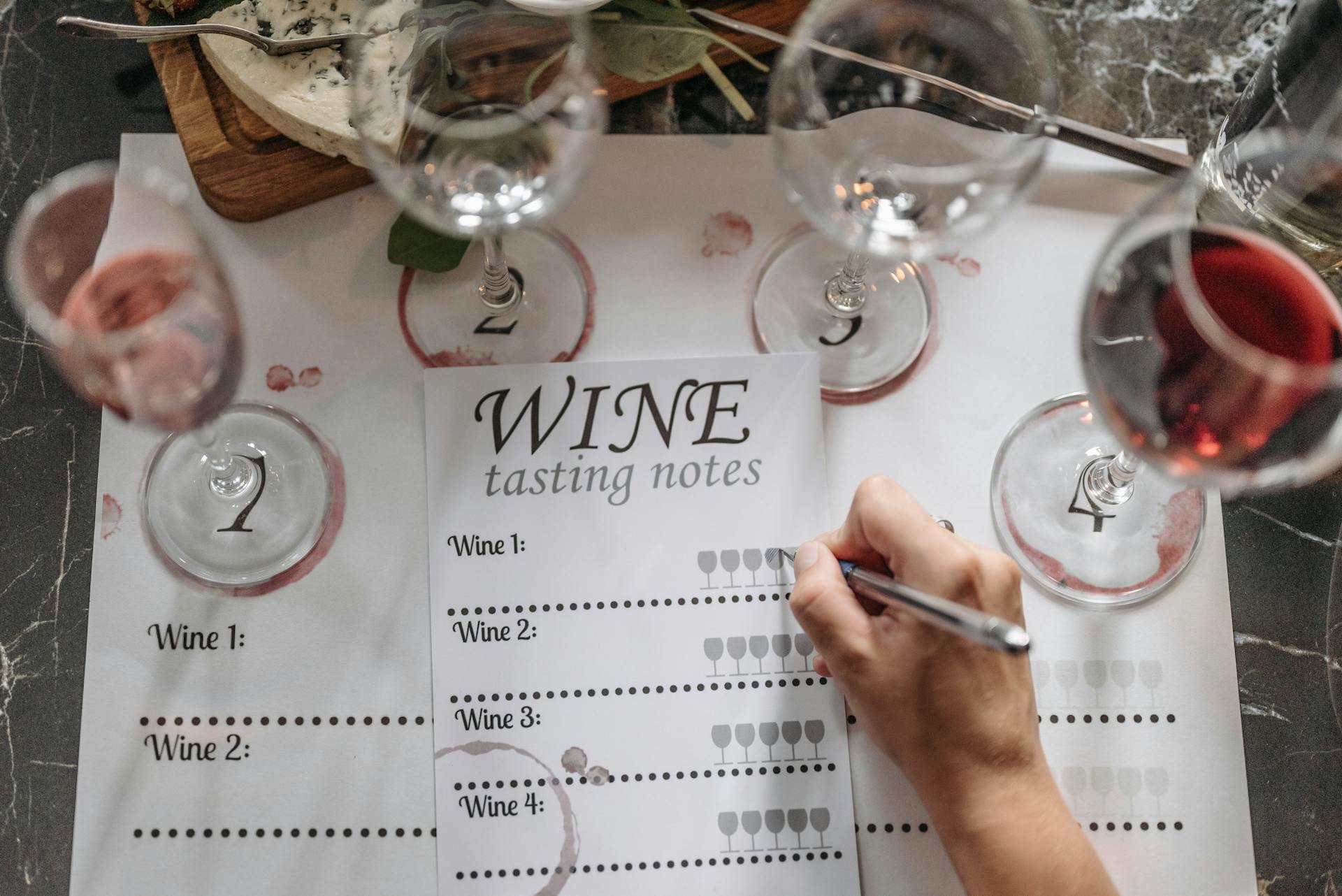 Qué son las notas de cata en el vino